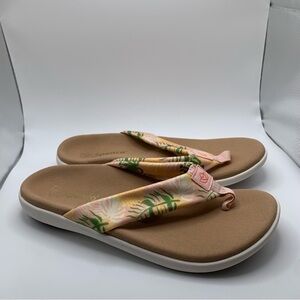New Spenco Victoria Women's Memory Foam Supportive Sandal floral size 10D